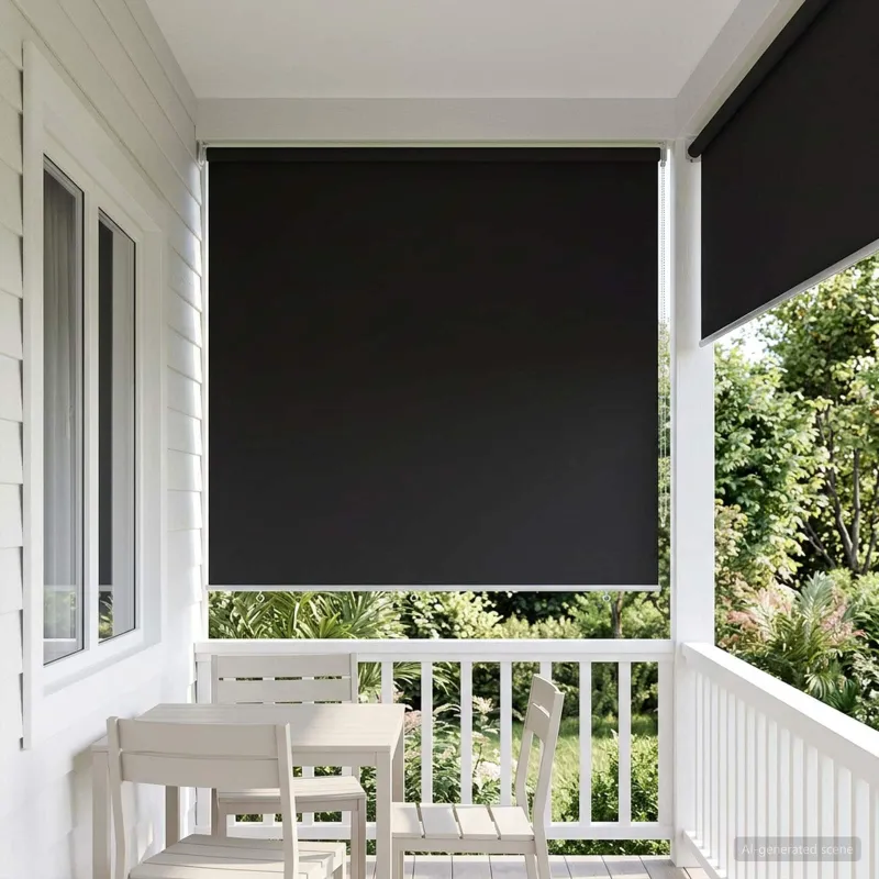 Lauko ritininė žaliuzė UV apsaugai Antracito 200 x 140 cm