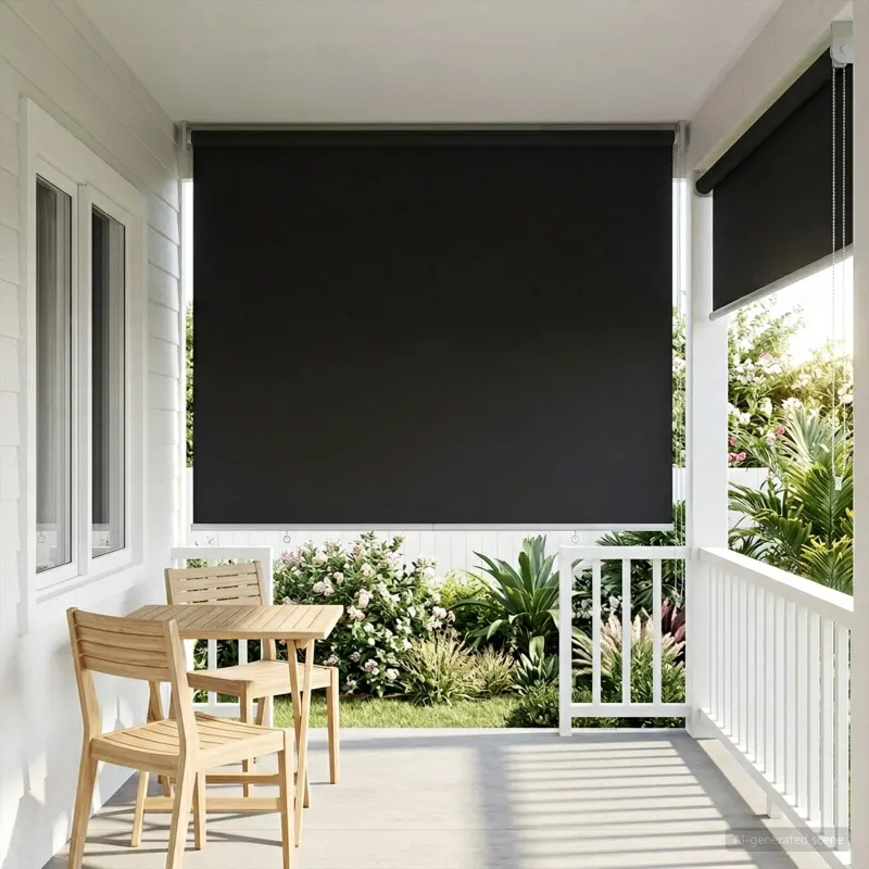 Lauko ritininė žaliuzė UV apsaugai Antracito 120 x 230 cm