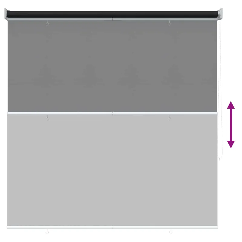 Lauko ritininė žaliuzė UV apsaugai Antracito 120 x 230 cm
