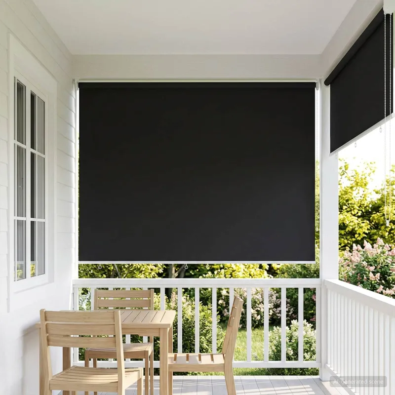 Lauko ritininė žaliuzė UV apsaugai Antracito 180 x 230 cm