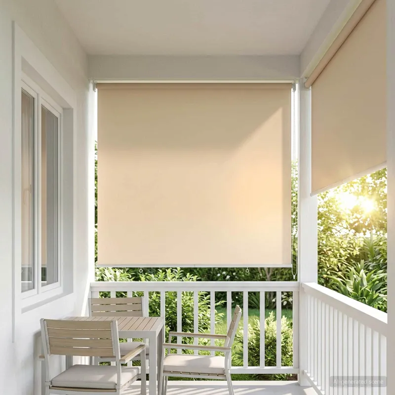 Lauko ritininė žaliuzė UV apsaugai Smėlio 140 x 140 cm
