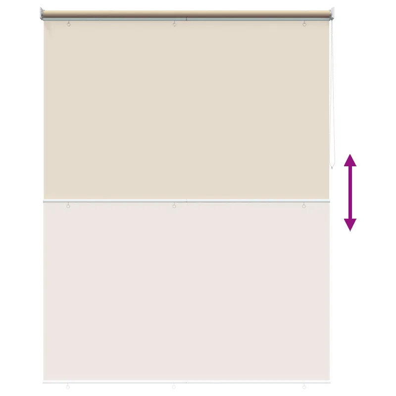 Lauko ritininė žaliuzė UV apsaugai Smėlio 200 x 140 cm