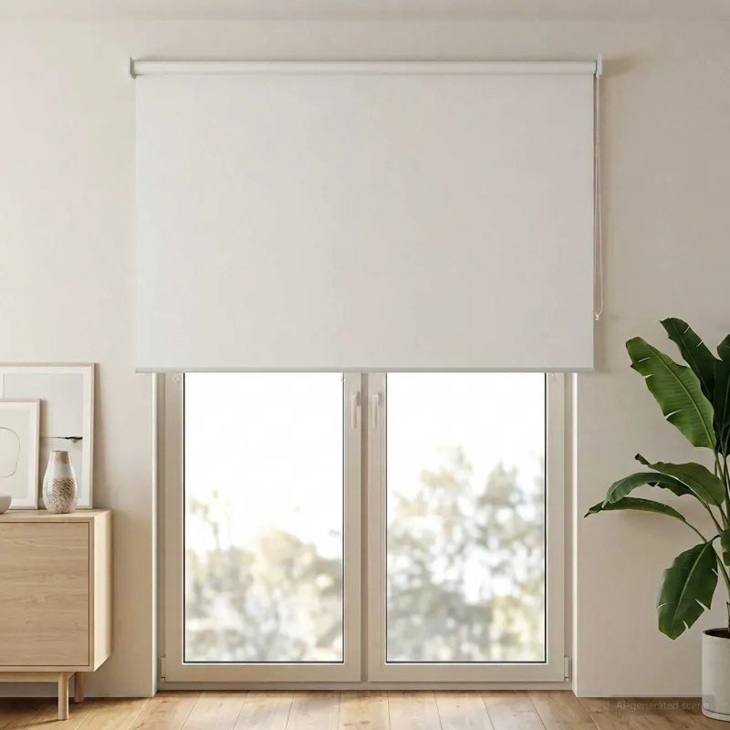 Lauko ritininė žaliuzė UV apsaugai Balta 160 x 230 cm