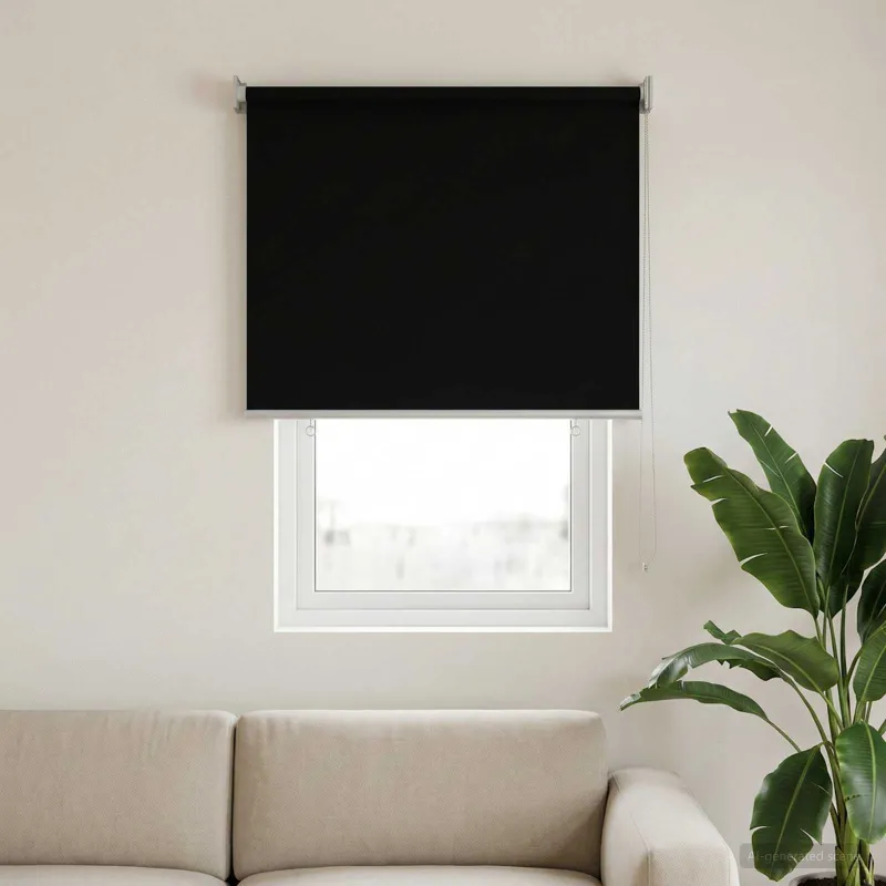 Lauko ritininė žaliuzė UV apsaugai Juoda 100 x 140 cm