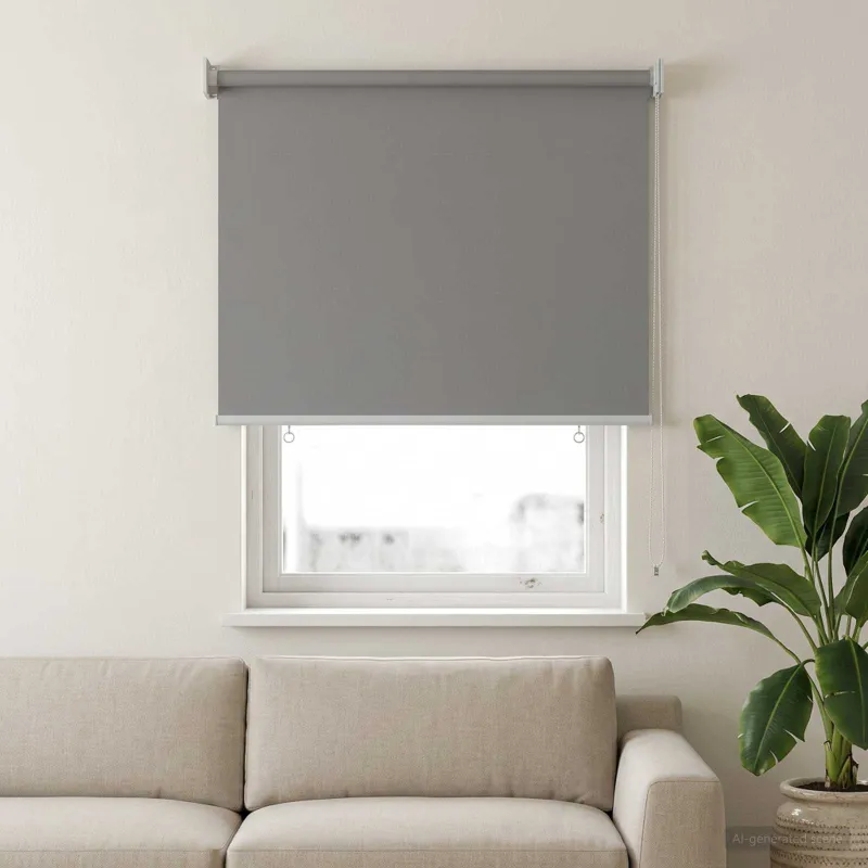 Lauko ritininė žaliuzė UV apsaugai Šviesiai pilka 100 x 140 cm