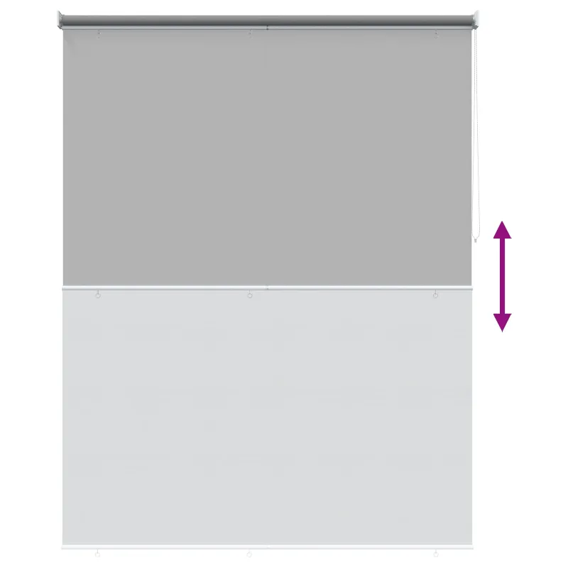 Lauko ritininė žaliuzė UV apsaugai Šviesiai pilka 180 x 140 cm