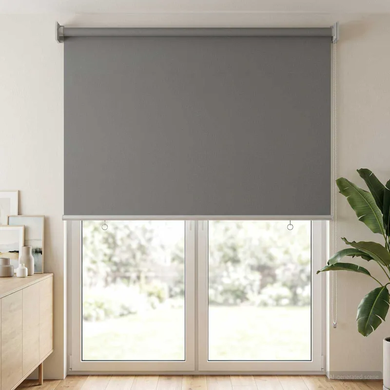 Lauko ritininė žaliuzė UV apsaugai Šviesiai pilka 60 x 230 cm