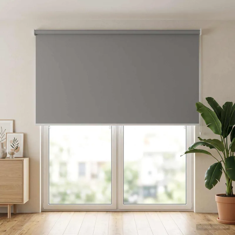 Lauko ritininė žaliuzė UV apsaugai Šviesiai pilka 160 x 230 cm