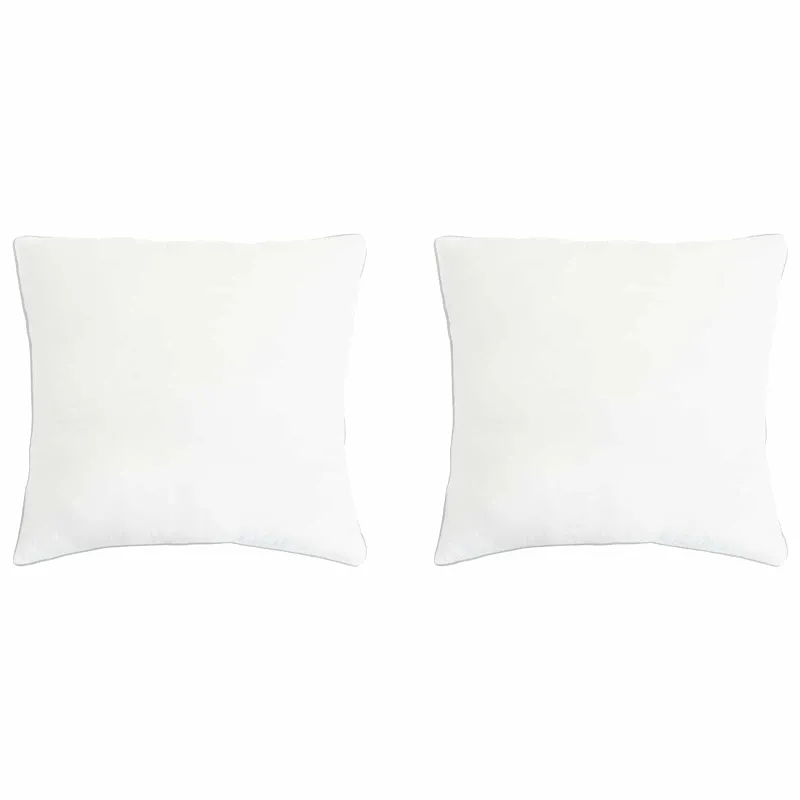 Pagalvė 2 pcs Balta 50 x 50 cm Bambuko pluoštas