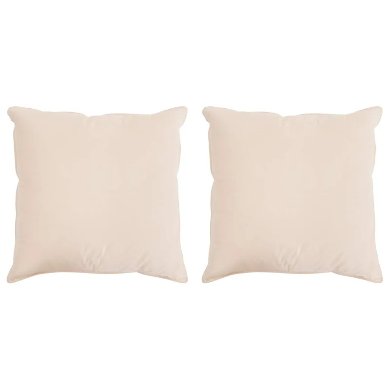Pagalvė 2 pcs Smėlio 50 x 50 cm Kapokų pluoštas