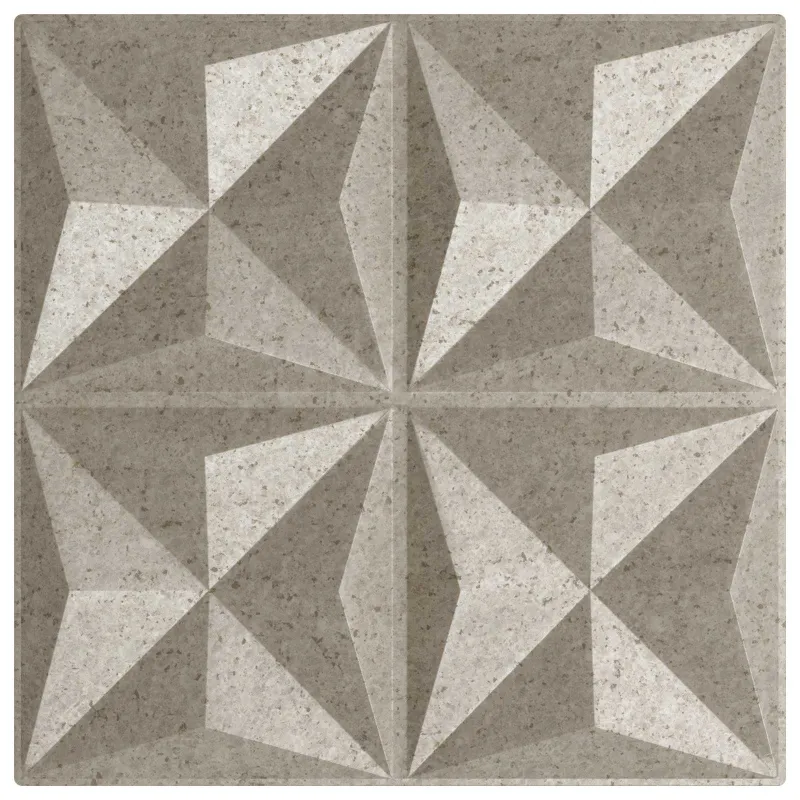 Sienų plokštės 48 pcs Origami beton 50 x 50 cm XPS Putplastis