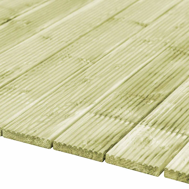 Terasos lenta 8 pcs Žalia Impregnuota 1,16 m²