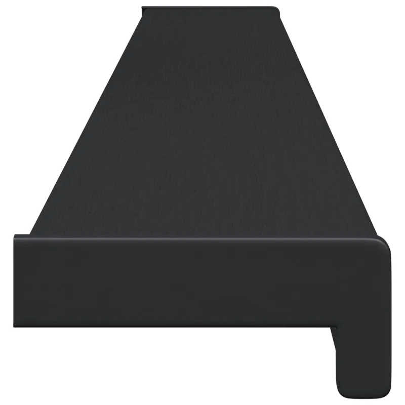 Langų palangė Antracitas su medžio raštu 160 x 15 x 4,5 cm PVC