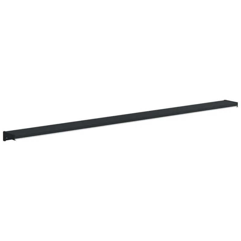 Langų palangė Antracitas su medžio raštu 160 x 15 x 4,5 cm PVC