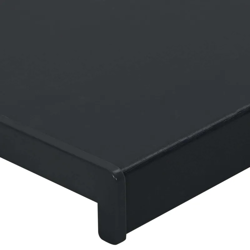 Langų palangė Antracitas su medžio raštu 160 x 15 x 4,5 cm PVC