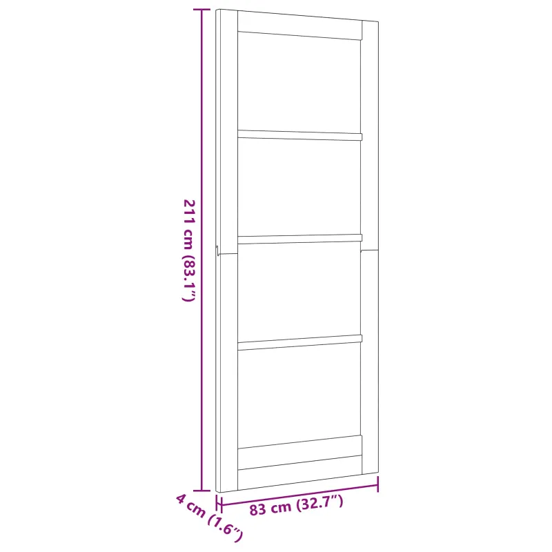 Vidaus durys Balta 83 x 211 cm fanera