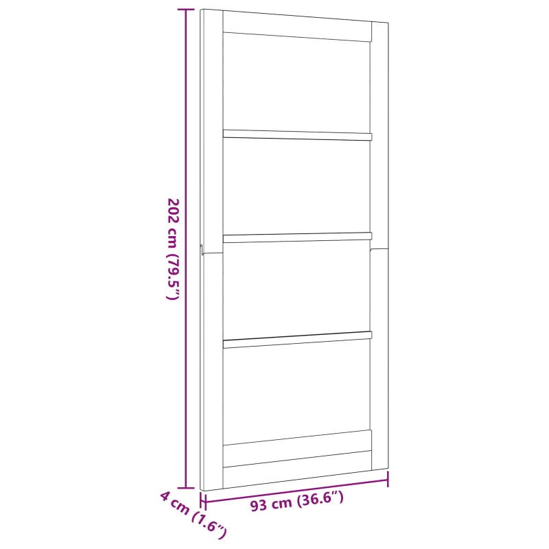 Vidaus durys Balta 93 x 202 cm fanera