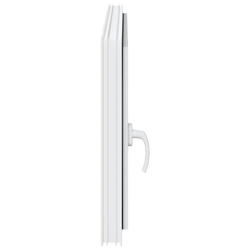 Požeminio lango RISOR 100 x 60 cm PVC ir stiklas Balta