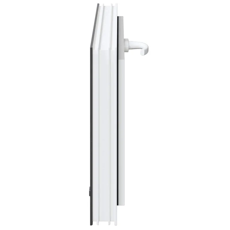 Požeminio lango RISOR 80 x 40 cm PVC ir stiklas Antracito