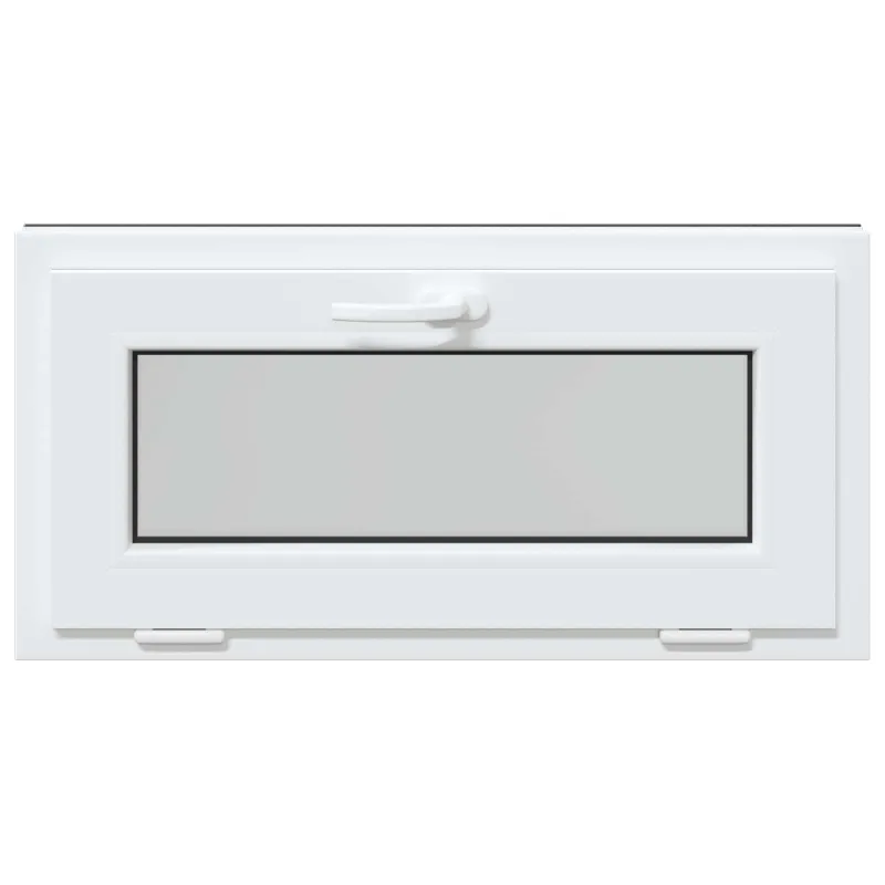Požeminio lango RISOR 80 x 40 cm PVC ir stiklas Antracito