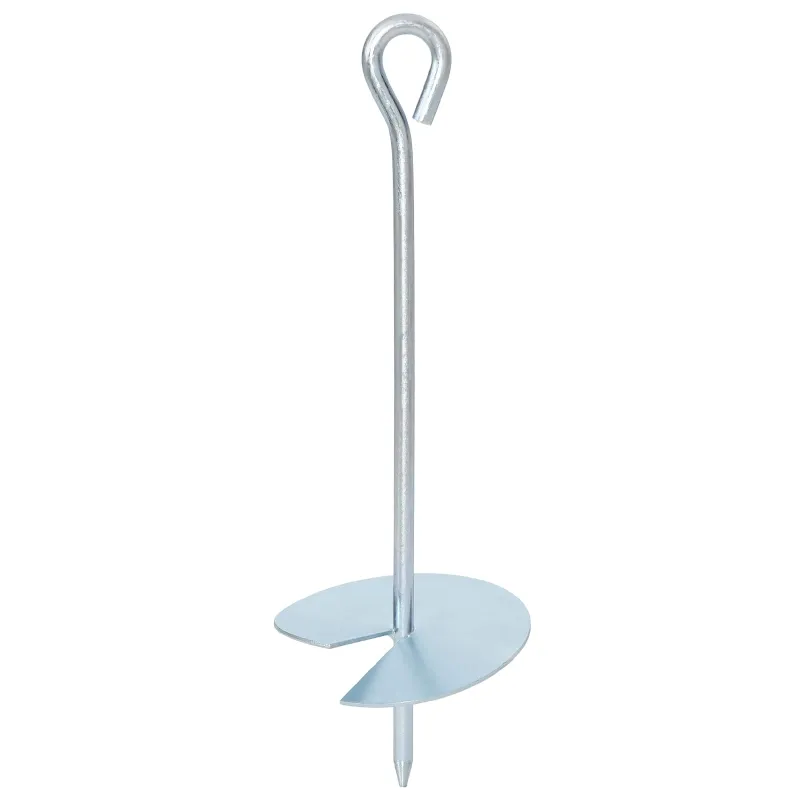 Žemės inkaras 2 pcs Sidabrinė Ø10 x 30 cm Cinkuotas metalas