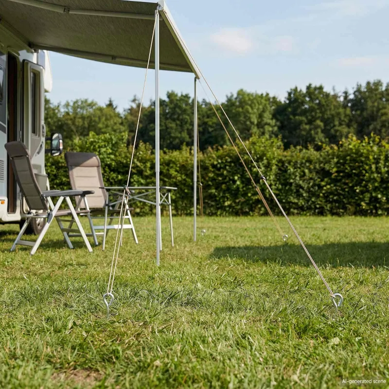 Žemės inkaras 2 pcs Sidabrinė Ø10 x 60 cm Cinkuotas metalas