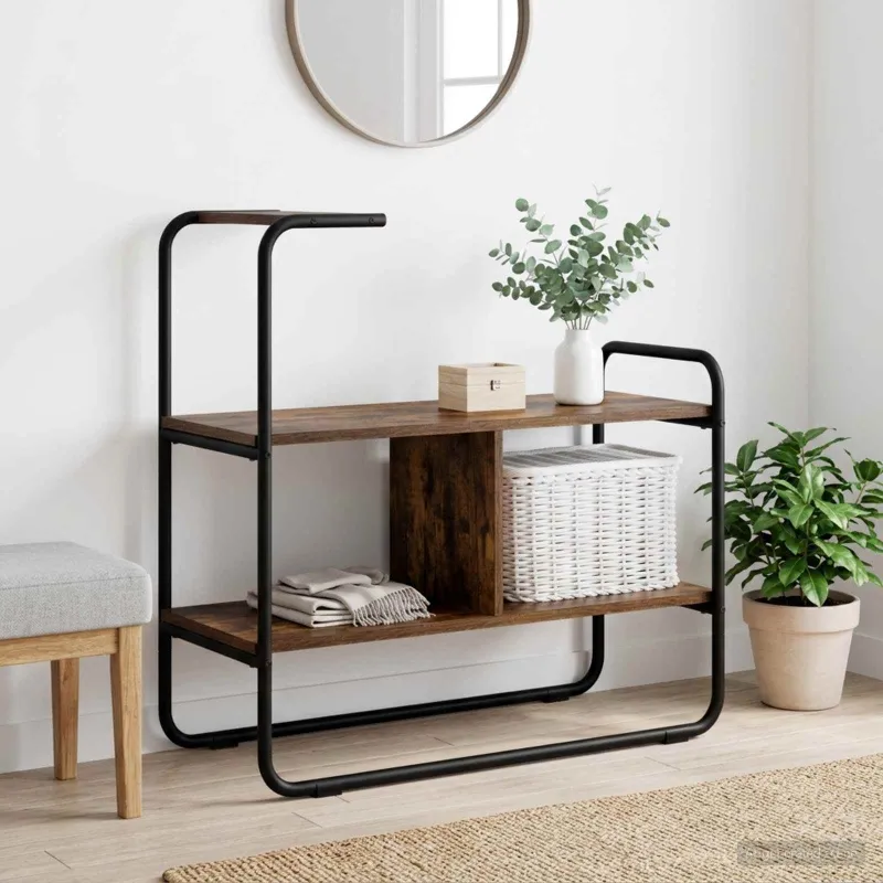 Konsolinis stalas Dūminio ąžuolo 80 x 35 x 75 cm