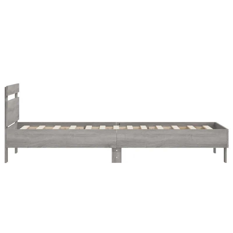Lovos Rėmas su Galvūgaliu Pilka Sonoma 80 x 200 cm