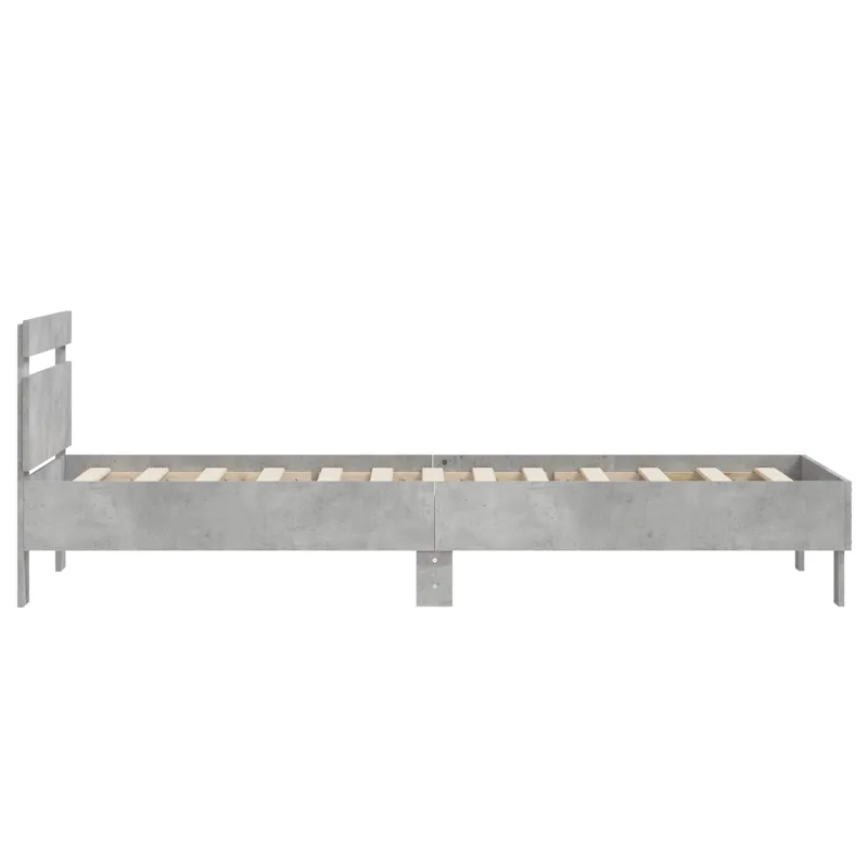 Lovos Rėmas su Galvūgaliu Betono pilka 80 x 200 cm