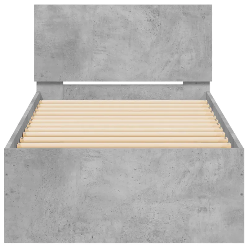 Lovos Rėmas su Galvūgaliu Betono pilka 80 x 200 cm