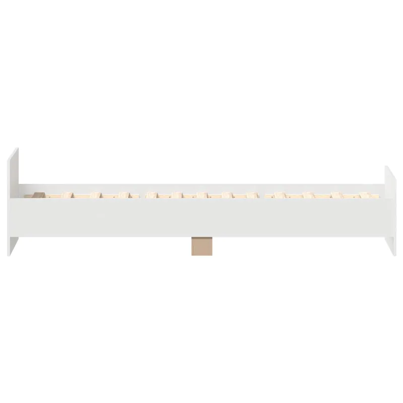 Lovos Rėmas su Galvūgaliu Balta 80 x 200 cm Apdirbta mediena