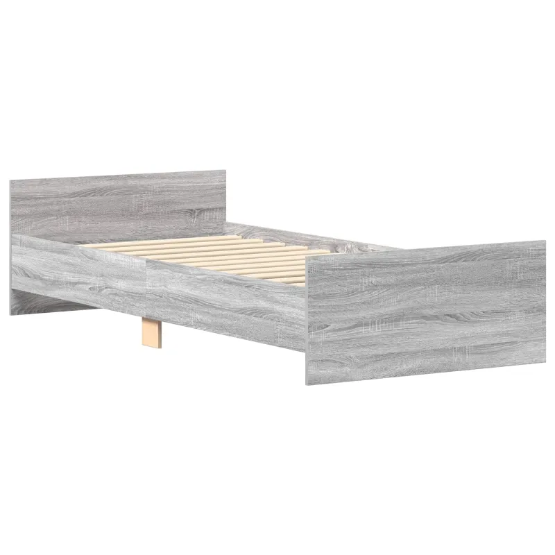 Lovos Rėmas su Galvūgaliu Pilka Sonoma 80 x 200 cm