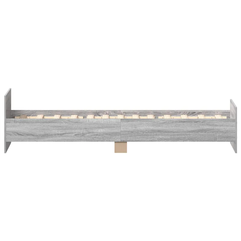 Lovos Rėmas su Galvūgaliu Pilka Sonoma 80 x 200 cm
