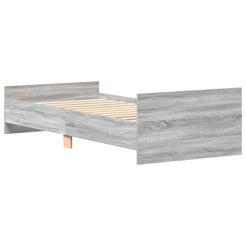 Lovos Rėmas su Galvūgaliu Pilka Sonoma 80 x 200 cm