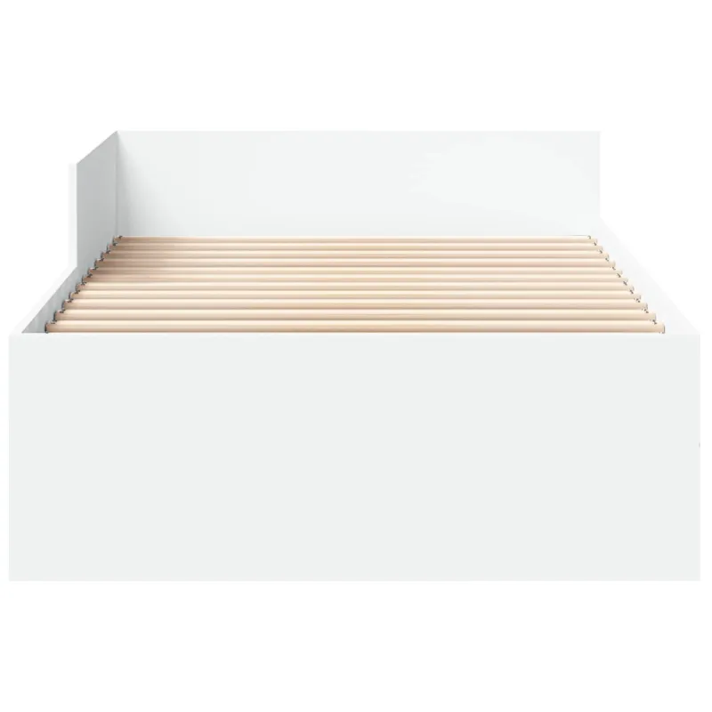 Lovos Rėmas su Galvūgaliu Balta 80 x 200 cm Apdirbta mediena