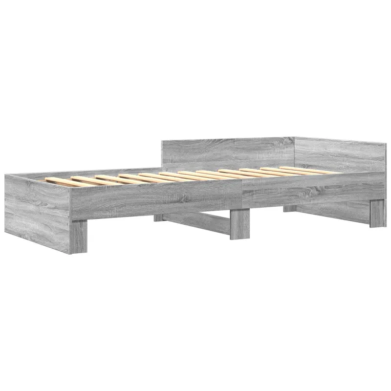 Lovos Rėmas su Galvūgaliu Pilka Sonoma 80 x 200 cm
