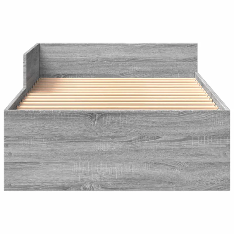 Lovos Rėmas su Galvūgaliu Pilka Sonoma 80 x 200 cm