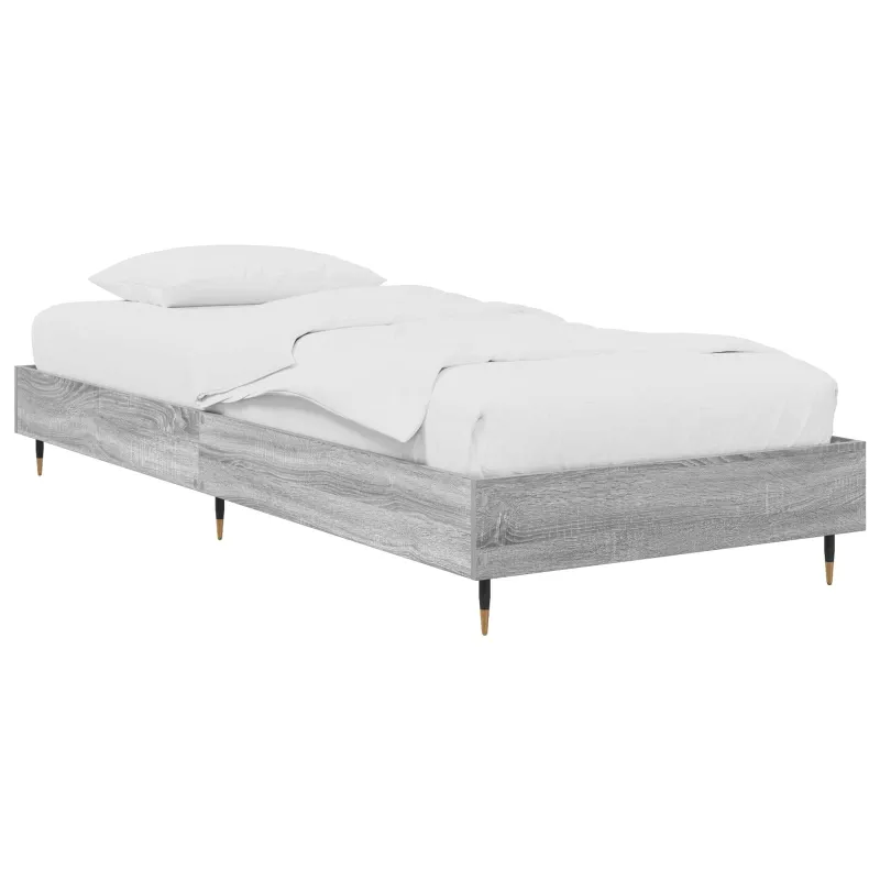Lovos rėmas Pilka Sonoma 80 x 200 cm Apdirbta mediena