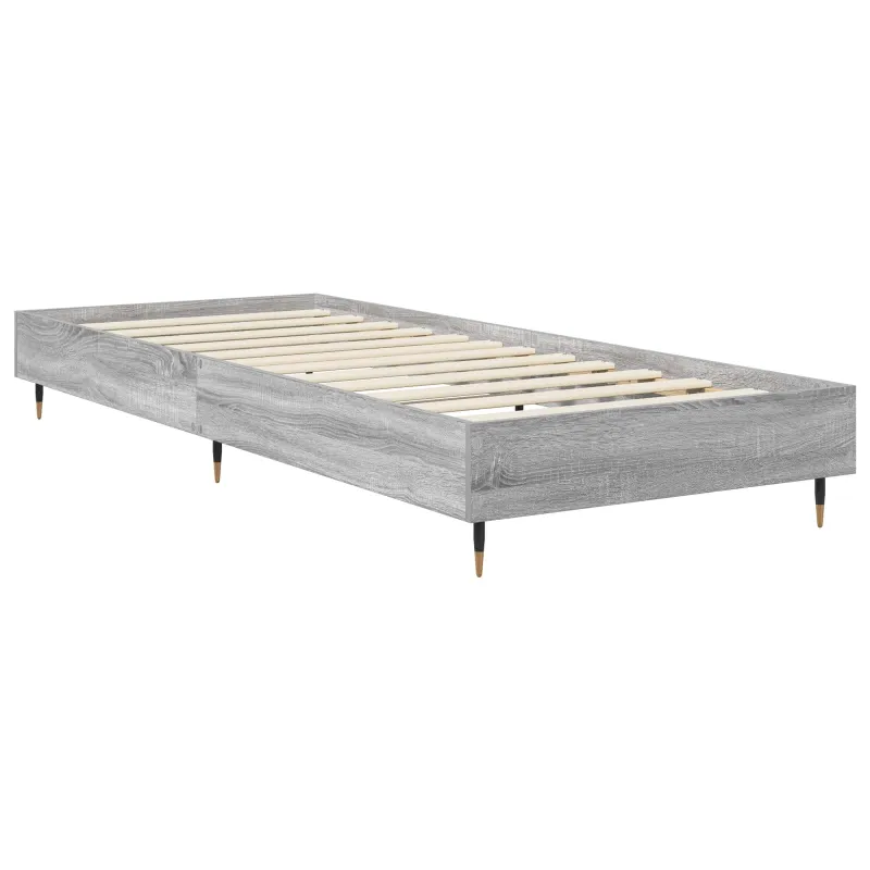 Lovos rėmas Pilka Sonoma 80 x 200 cm Apdirbta mediena