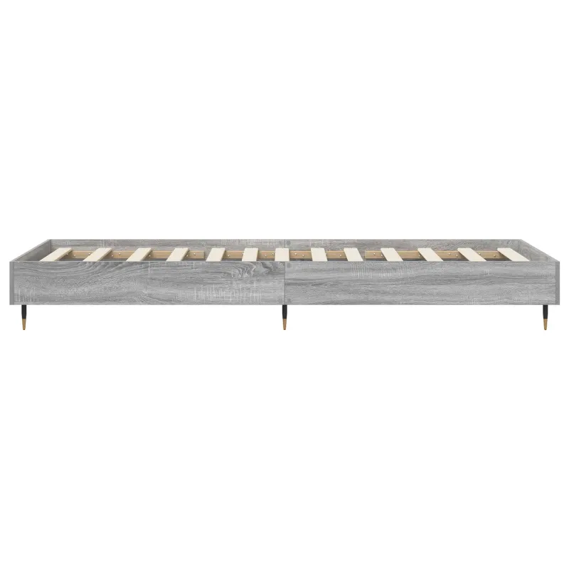 Lovos rėmas Pilka Sonoma 80 x 200 cm Apdirbta mediena