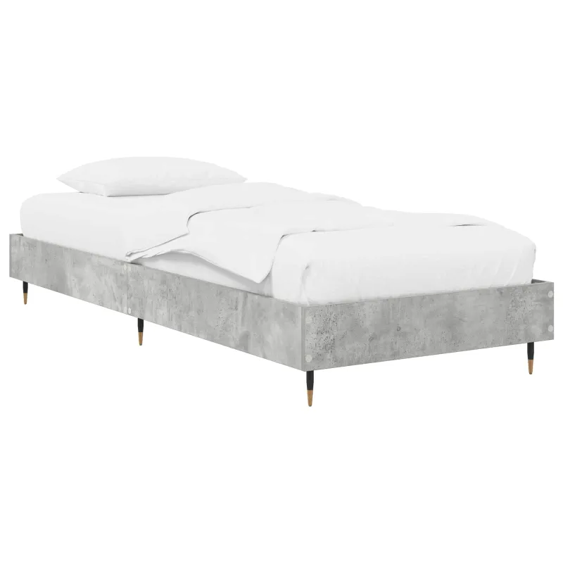 Lovos rėmas Betono pilka 80 x 200 cm Apdirbta mediena