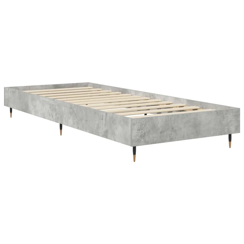 Lovos rėmas Betono pilka 80 x 200 cm Apdirbta mediena