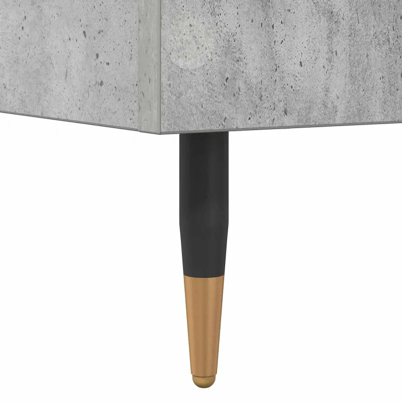 Lovos rėmas Betono pilka 80 x 200 cm Apdirbta mediena