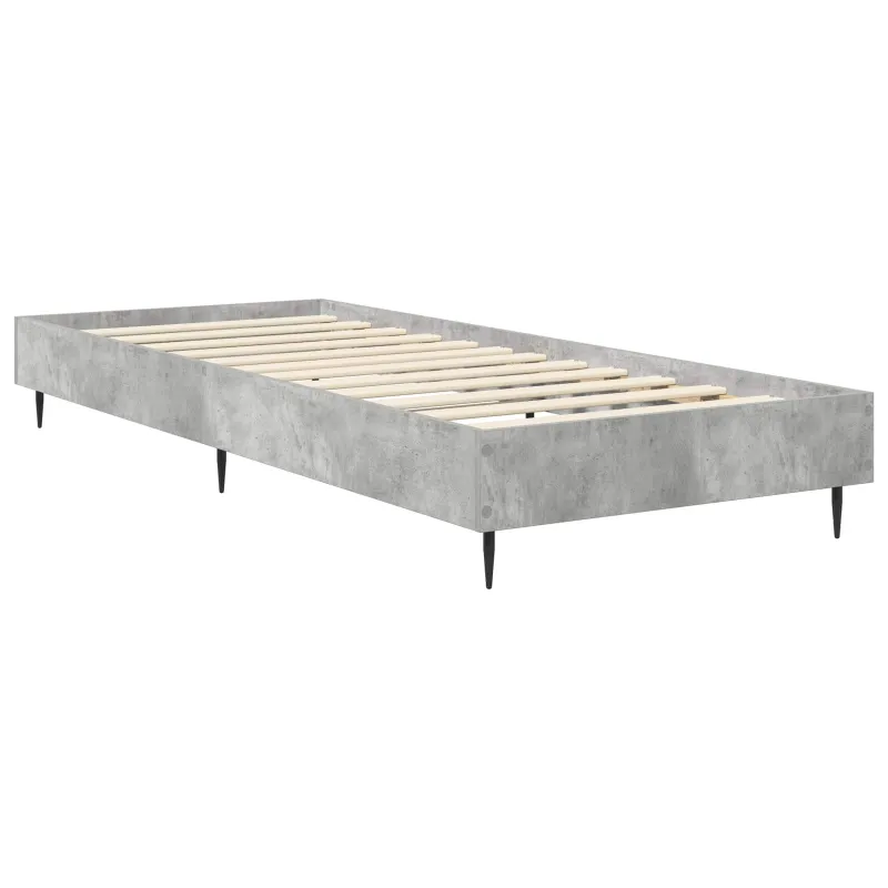 Lovos rėmas Betono pilka 80 x 200 cm Apdirbta mediena