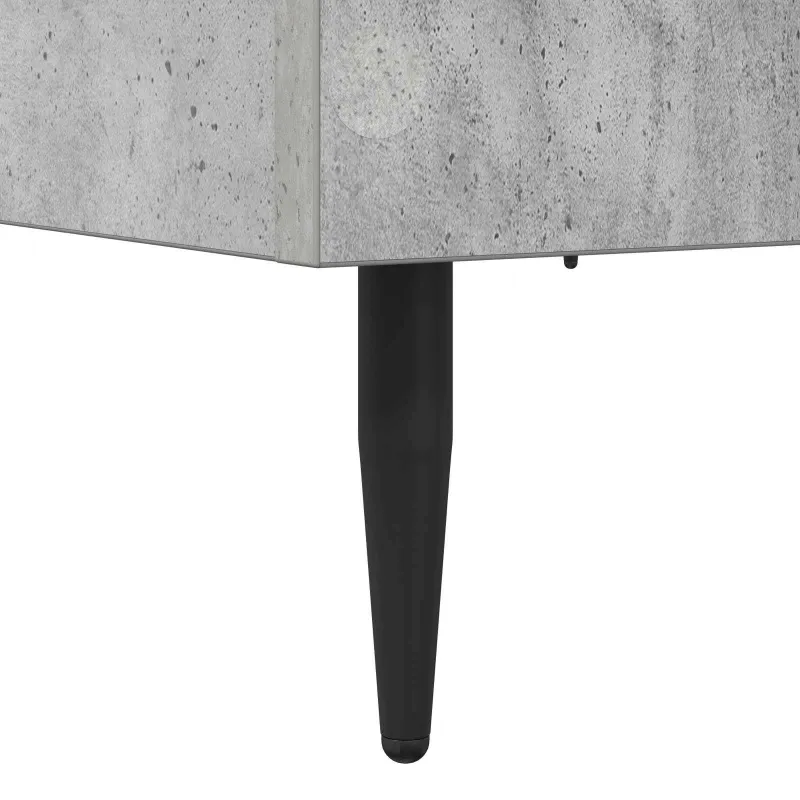 Lovos rėmas Betono pilka 80 x 200 cm Apdirbta mediena