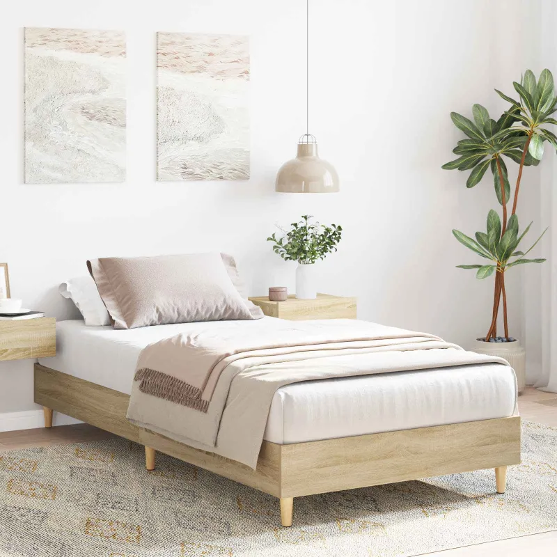 Lovos rėmas Sonoma ąžuolas 80 x 200 cm Apdirbta mediena