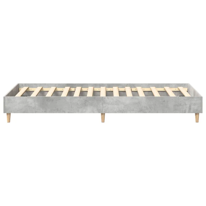 Lovos rėmas Betono pilka 80 x 200 cm Apdirbta mediena