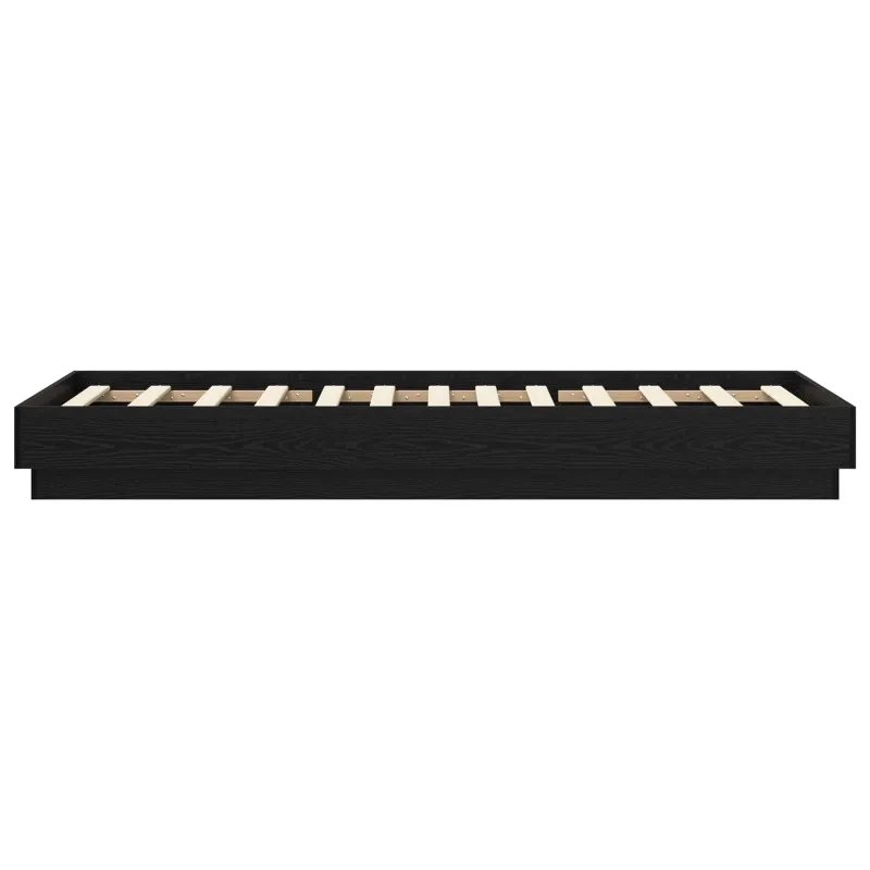 Grindų lovos rėmas Juodojo ąžuolo 80 x 200 cm Apdirbta mediena