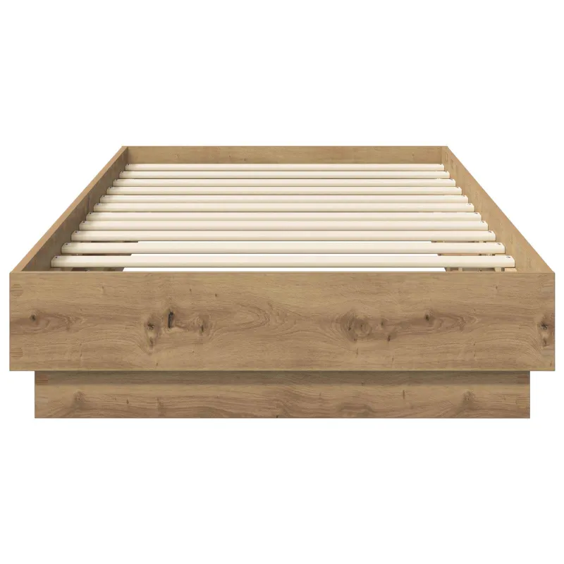 Grindų lovos rėmas Artisano ąžuolo 80 x 200 cm Apdirbta mediena