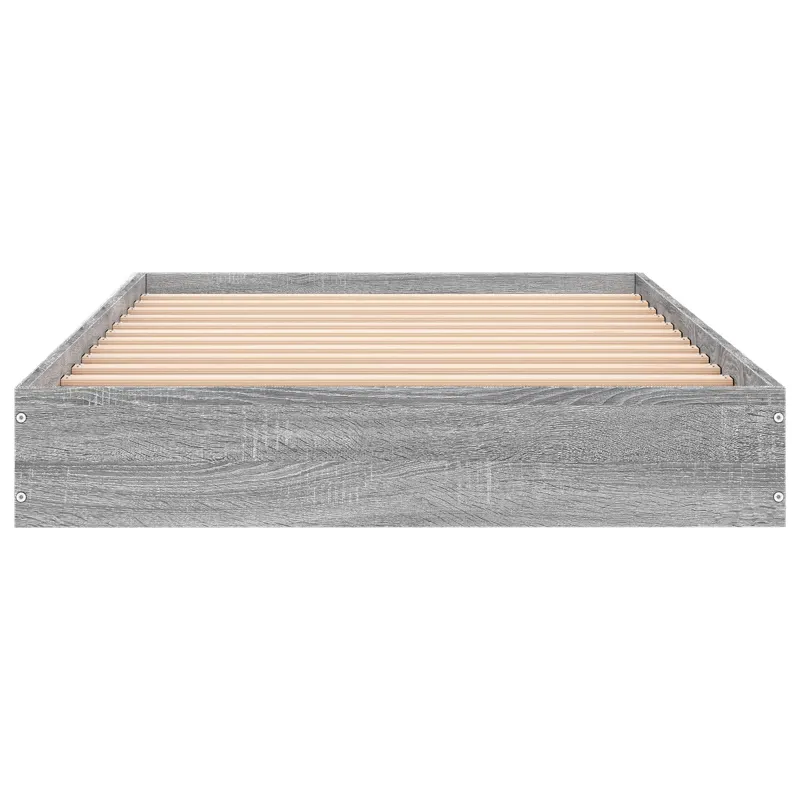 Grindų lovos rėmas Pilka Sonoma 80 x 200 cm Apdirbta mediena